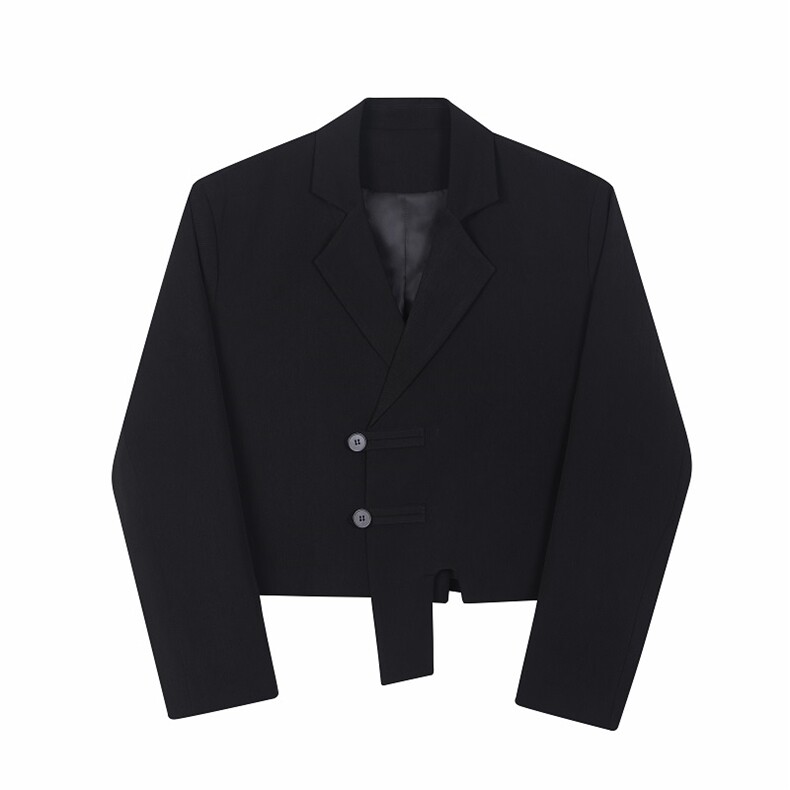 红时尚男气质短款西服设计感盘扣西装外套A345-613-P115,男装西服套装,电商A345