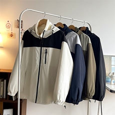 新款港风三合一多口袋宽松时尚港风连帽棉袄外套MY9306P-130，女装短外套，电商A128