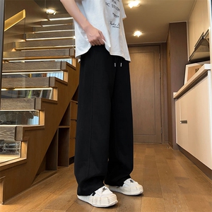 07春季新款宽松百搭直筒卫裤束脚抽绳运动裤潮XZ211-1-K2409-P55图片