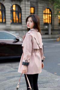 2021春装新款风衣外套，女装风衣，春语雨桐