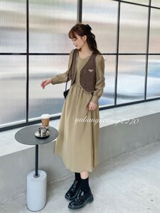 秋季新款连衣裙图片