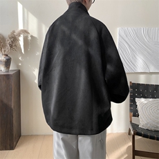 重磅！麂皮绒复合夹克飞机扣外套CP43-特P60控价：108，男装夹克，电商B371