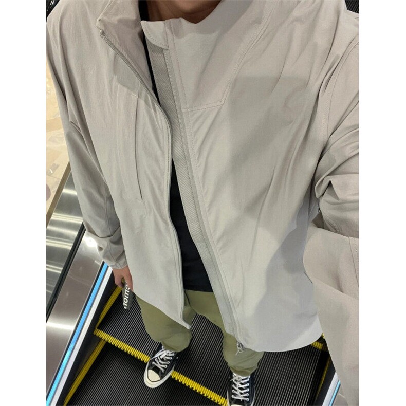 网眼透气速干立领防晒衣夏季运动户外轻量外套速干薄款防晒服男女，男装防晒衣，星座601-1