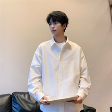 2025春季新款长袖翻领纯色男装衬衫C3031，男装衬衫，星座1108