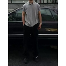 美式休闲直筒修身长裤水洗休闲裤，男装休闲裤，星座1413