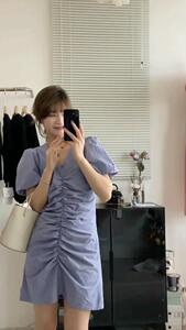 显瘦连衣裙仿图片