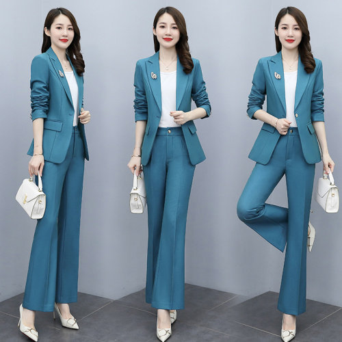 职业正装西服套装女春装2025年新款品牌气质女神范工作服两件套潮,女装套装/套裙,然然
