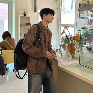 现货！春装牛仔夹克男宽松水洗牛仔外套大码牛仔815-4-JK132P100图片
