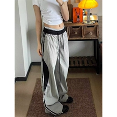 D025-P40美式高街速干裤男拼接三条杠休闲工装裤潮-网图现货，男装休闲裤，星座603-2