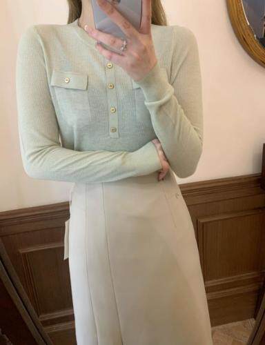 秋季新款小香针织打底衫现货，其它，独屿