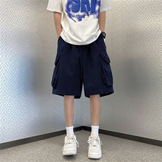 日系军绿色工装短裤男夏季机能复古大口袋宽松休闲五分裤KE115，男装牛仔裤，星座1116A-1（原606A）