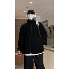 冬季摇粒绒卫衣男加厚男士休闲外套潮流立领内搭A266-D01-特批P35，男装卫衣，电商A266