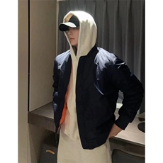 网图有货MA1飞行员夹克男秋冬加棉外套J216-常规P85加棉P100，男装夹克，星座1505