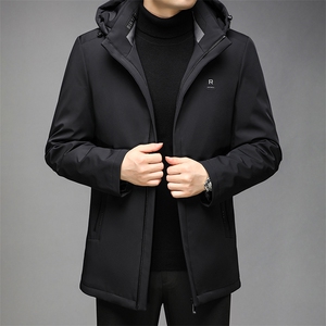 脱卸内胆羽绒服冬季男休闲中年男冬装拆卸帽外套GSNA2163-P350图片