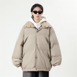 棉服男韩版潮流高街帅气女2024冬季新款ins加厚保暖外套MF021-P83图片