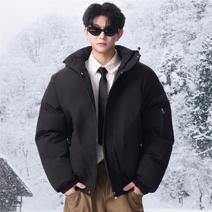 棉服男冬季新款港风宽松连帽棉衣MF9006-P90图片