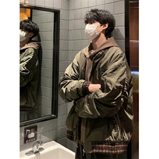 自制款~拼接棉衣备货1W1005-MY08-常规P108控138，加棉P118控148，男装棉衣，星座1005