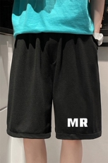 MK37253-P15冰丝短裤男士大码宽松休闲五分裤男运动中裤，男装休闲裤，电商A040