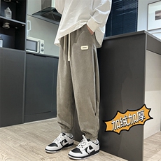 冬季新款保暖超厚加绒运动休闲裤K806*P35加绒40控68，男装休闲裤，星座227-2