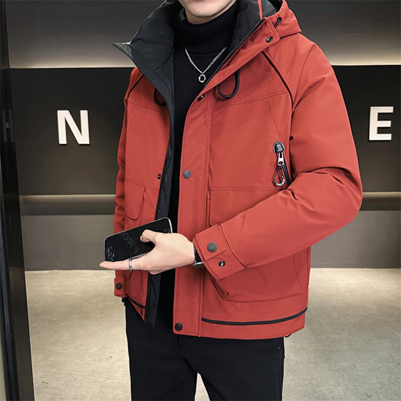 标50绒冲锋衣男士羽绒服冬季2025新款防水A313-88621-P235控298,男装夹克,电商A313