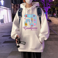 CM121新品重磅纯棉纯连帽卫衣秋冬外套卡通印花帽衫，女装短外套，星座304A-1