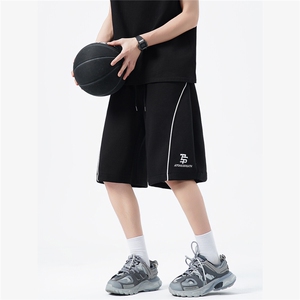 ！卫裤短裤男夏2025新款潮牌中裤高级感815A-DK20-P38控59