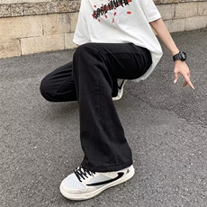 美式复古牛仔裤男chic高街潮牌日系百搭拖地长裤Z9288P40，男装牛仔裤，星座1116-2