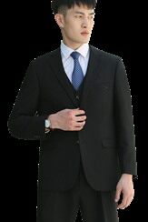 XL-9XL大码商务休闲四面弹力西服套装二件套西装结婚礼服192P295，男装套装，星座802