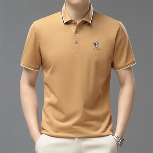 夏季男士短袖T恤新款polo衫休闲翻领半袖中青年上衣 QP1649-P50图片