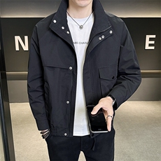 C317-2508-P1252025春季新款夹克外套男立领工装款，男装夹克，电商C317