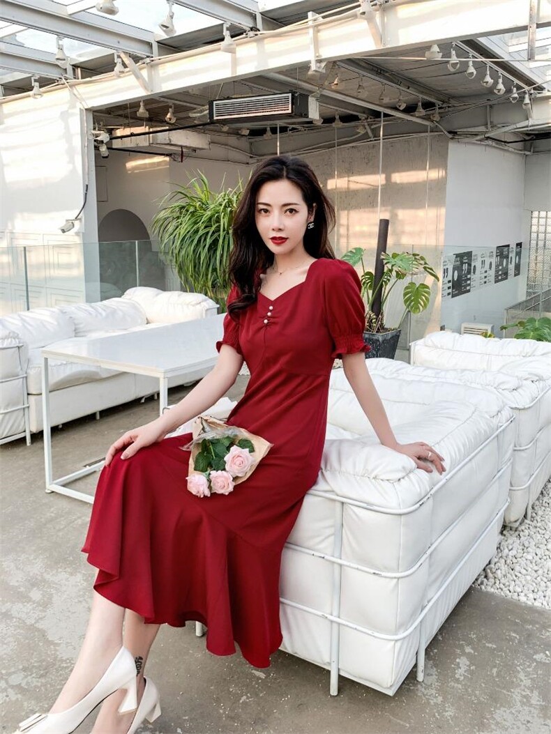 夏季新款，气质连衣裙，女装连衣裙，春依恋