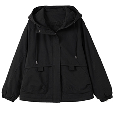 2025年冬季新款加绒加厚款派克服纯棉休闲百搭款保暖外套913款，女装派克服，秋牧寒烟