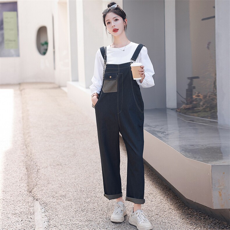 时尚套装女2025春装新款女装韩版气质显瘦两件套背带裤套裤,女装套装/套裙,慧尚依恋