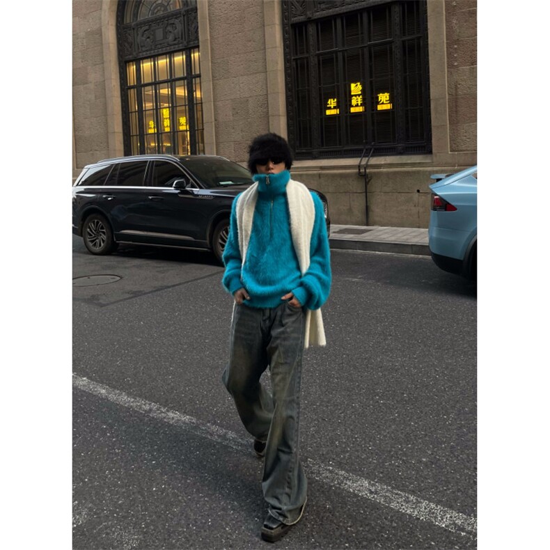 自家图，不拿货牛仔裤男秋冬微喇叭cleanfit裤子-KZA32-P55,男装牛仔裤,星座1007（原301D）