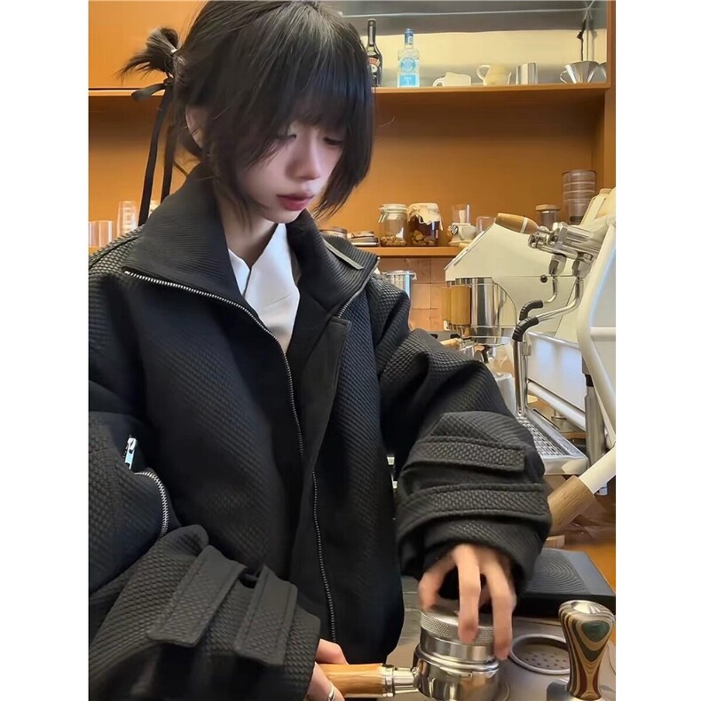 （现货）多形态弯刀绑带蜂窝棉服夹克棉衣,男装夹克,星座807