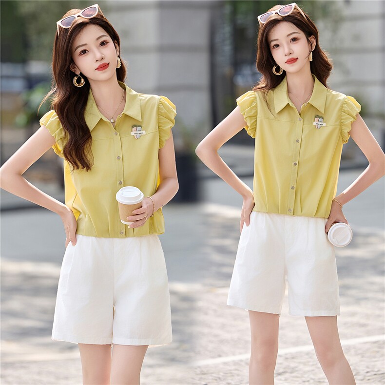 2026年夏季休闲女短袖薄款，女装衬衫，艾尚靓装