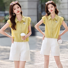 2026年夏季休闲女短袖薄款，女装衬衫，艾尚靓装