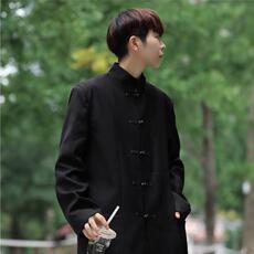 dk制服新中式立领民中山装风班服复古小众西服外套JW1158，男装夹克，星座1116A-1（原606A）