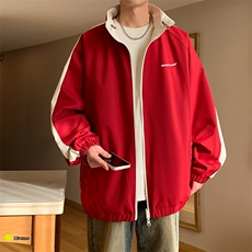 JK904-P65现货双面穿户外连帽夹克男冲锋衣外套，男装夹克，星座1204