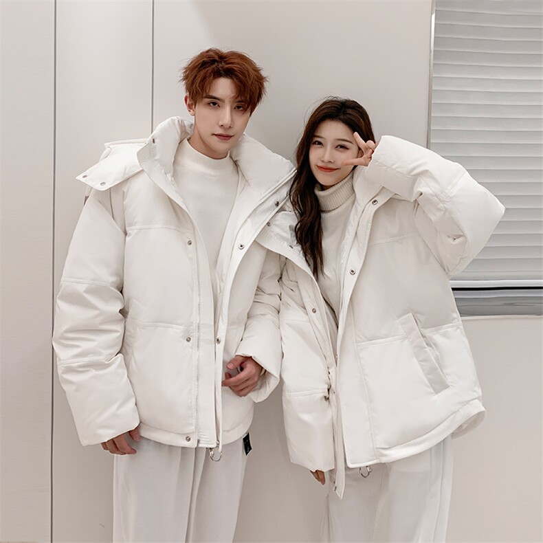主推韩版情侣装羽绒服男短款男女中青年学生创意羽绒外套,男装羽绒服,钱塘723
