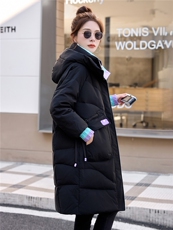 2025年冬季新款时尚潮流中长款加厚保暖羽绒服，女装羽绒服，贵人树