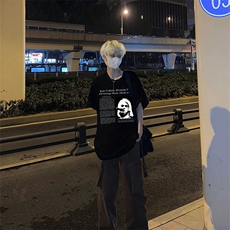 高点击！！纯棉重磅美式复古短袖T恤T31-P35，男装T恤，星座310A-4