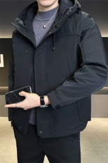 户外羽绒服男外套标50白鸭绒休闲上衣保暖连帽B317/6086/P225，男装羽绒服，电商B317