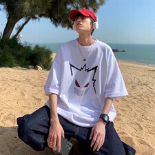 男纯棉圆领T恤印花宽松短袖T173P28，男装T恤，星座1116-2