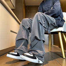K9019/P50秋装休闲裤男工装个性大码宽松潮男百搭长裤子，男装休闲裤，电商A141
