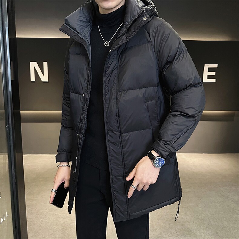 大货冬季中长款连帽羽绒服男B321-YR910-P195,男装羽绒服,电商B321-1