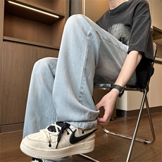 2024夏季新款内景大码美式冰丝牛仔裤M-5XGK24516-P55，男装牛仔裤，电商A022