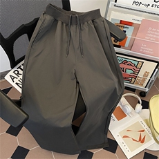 2025新款设计感超宽松阔腿休闲裤垂感显瘦裤子外贸现货K8285-P44，男装休闲裤，星座512-3
