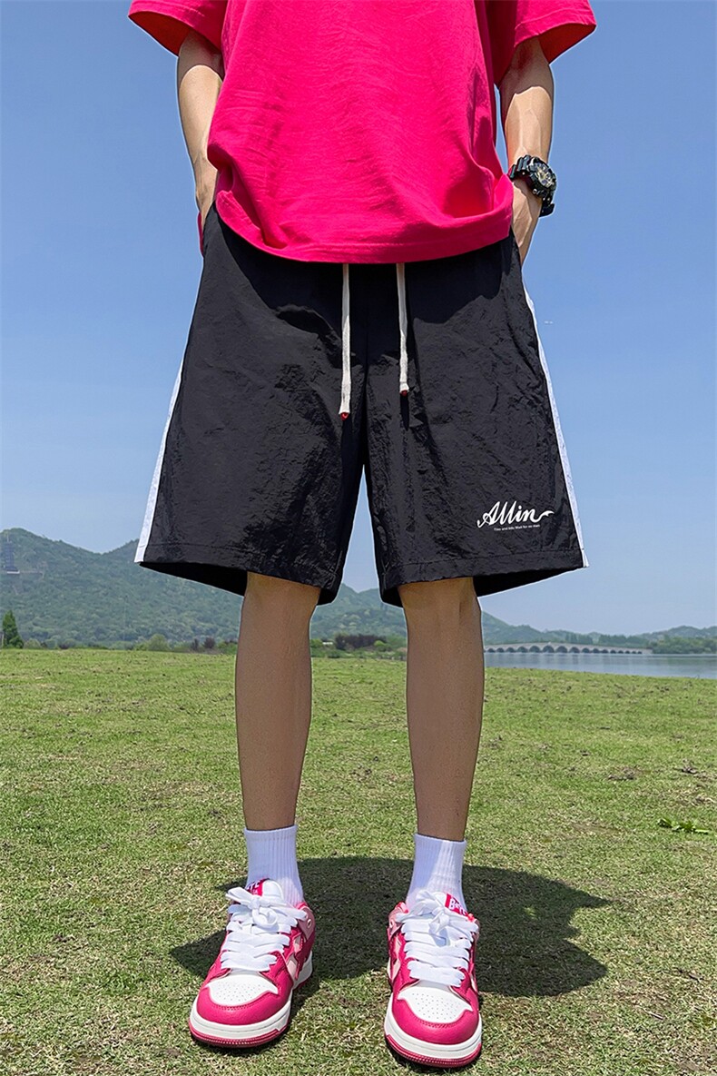 抖音直播得物高品质冰丝速干薄款沙滩裤运动短裤K611P28,男装牛仔裤,电商C408(原B339-1)