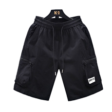 夏季休闲短裤男大口袋透气工装五分裤户外宽松沙滩裤-J2161-P30，男装牛仔裤，星座310B-3